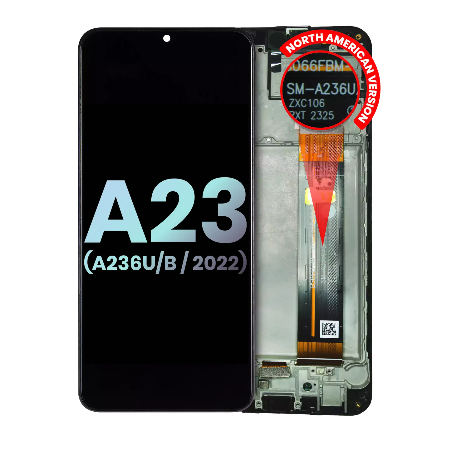 LCD Assembly With Frame For Samsung Galaxy A23 5G (A236U/B / 2022) (North American U/B Version) (Service Pack) (All Colors)