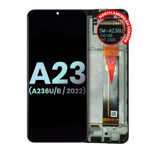 LCD Assembly With Frame For Samsung Galaxy A23 5G (A236U/B / 2022) (North American U/B Version) (Service Pack) (All Colors)