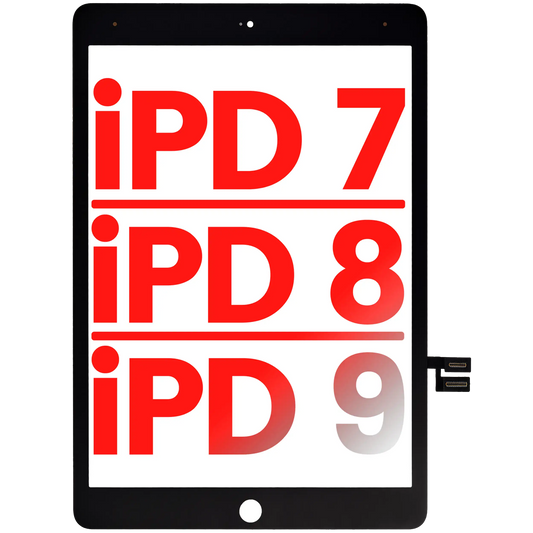 Digitizer For iPad 7 (2019) / iPad 8 (2020) / iPad 9 (2021) (Aftermarket Plus) (Black)