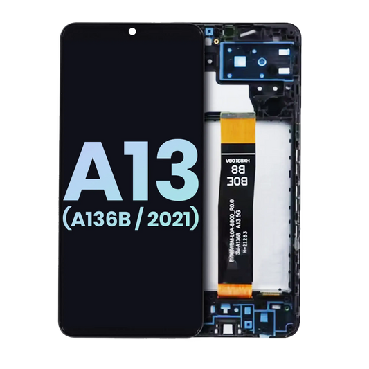 LCD Assembly With Frame For Samsung Galaxy A13 5G (A136B / 2021) (International Version) (Service Pack) (All Colors)