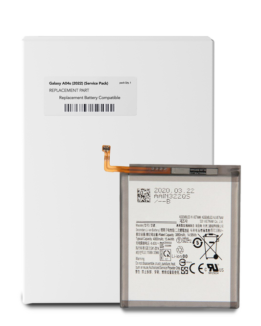 Replacement Battery For Samsung Galaxy A02 (A022) / A21s (A217) / A12 (A125) / A12 Nacho (A127) / A13 5G (A136U) / A13 (A135) / A04s (A047) /F13 (E135) /A13s (A137) /A13 4G (A135) (EB-BA217ABY) (Service Pack)