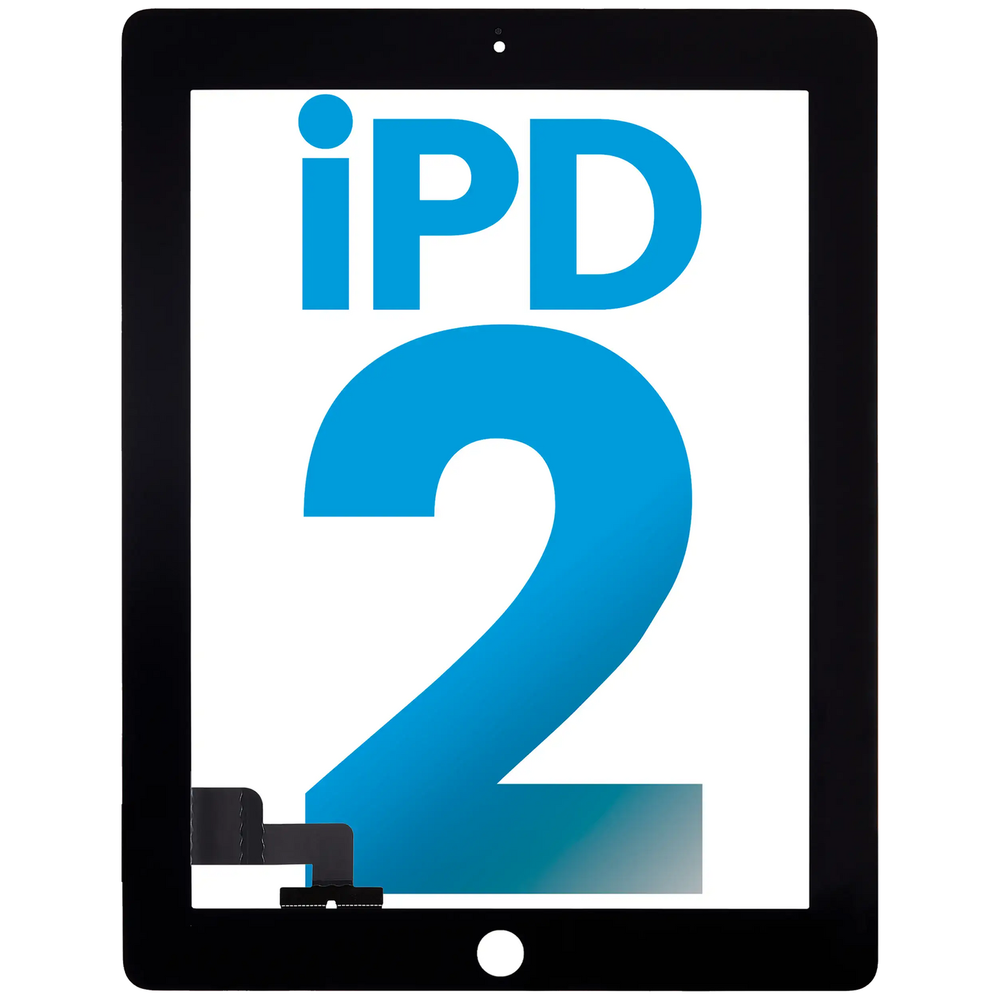 Digitizer For iPad 2 (Aftermarket) (Black)