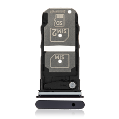 Dual Sim Card Tray For Motorola Edge 5G (XT2063 / 2020) (Thunder Gray)
