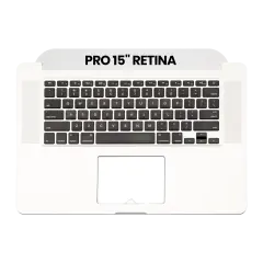 Top Case with Keyboard (ANSI US) and Microphone For MacBook Pro 15" A1398 (2013-2014) (OEM New)
