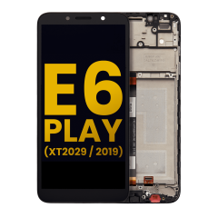 LCD Assembly With Frame For Motorola Moto E6 Play (XT2029 / 2019) (Refurbished) (All Colors)