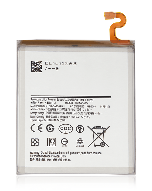 Replacement Battery For Samsung Galaxy A9 (A920 / 2018) (EB-BA920ABU)