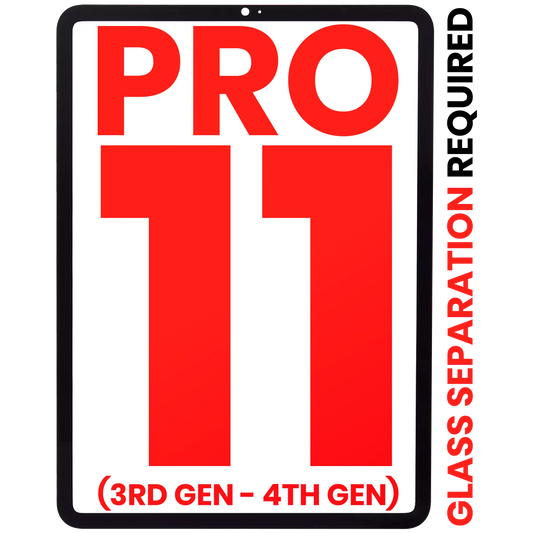 Front Glass For iPad Pro 11" 3rd Gen (2021) / iPad Pro 11" 4th Gen (2022) (Glass Separation Required)
