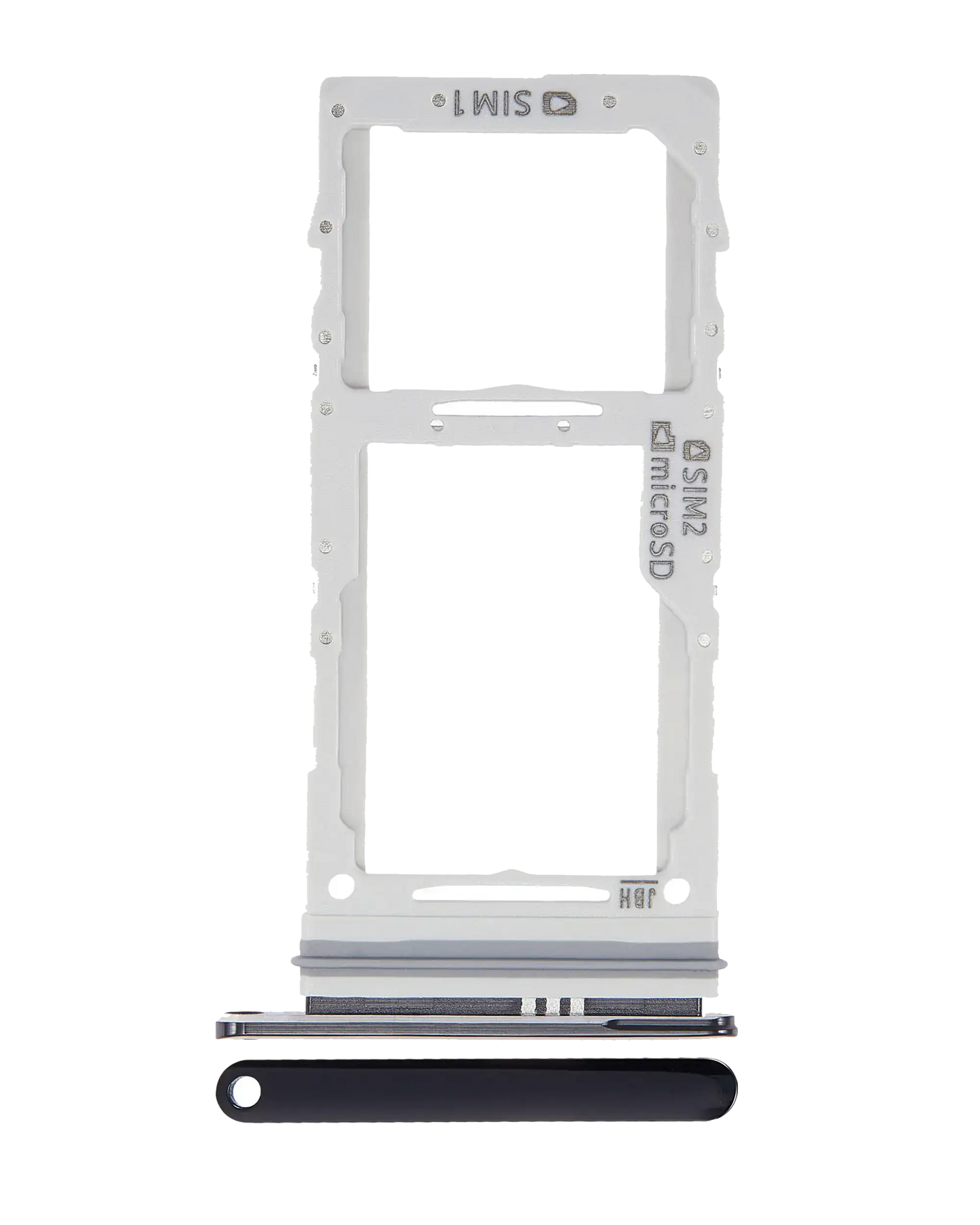 Dual Sim Card Tray For Samsung Galaxy A71 5G (A716 / 2020) (Prism Cube Black)