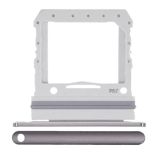 Single Sim Card Tray For Samsung Galaxy Z Flip 4G (F700) / Z Flip 5G (F707) (Mystic Gray)
