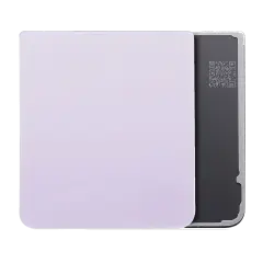 Bottom Back Cover Glass For Samsung Galaxy Z Flip 3 5G (Service Pack) (Lavender)