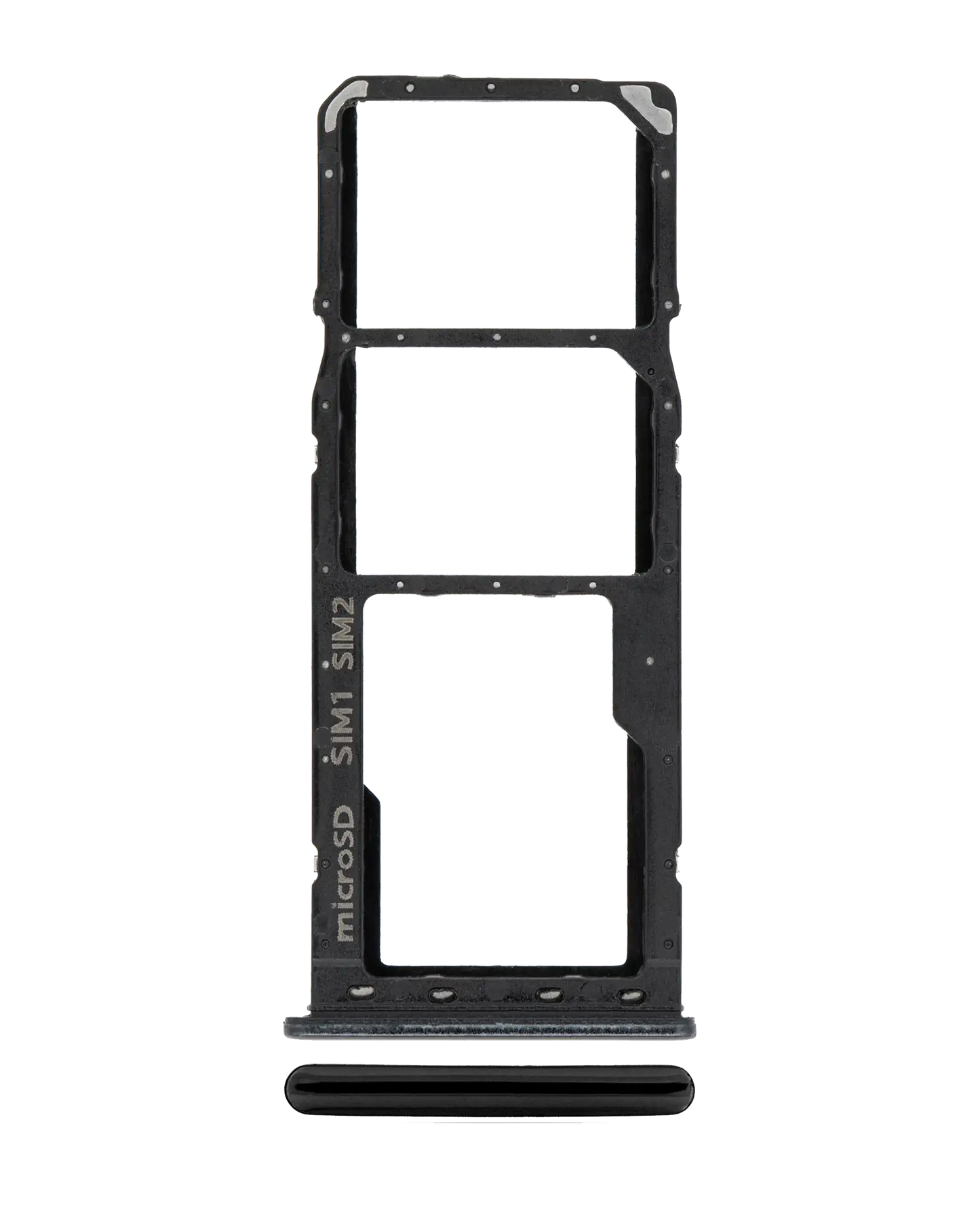 Dual Sim Card Tray For Samsung Galaxy A20 (A205 / 2019) / A30 (A305 / 2019) / A50 (A505 / 2019) (Black)