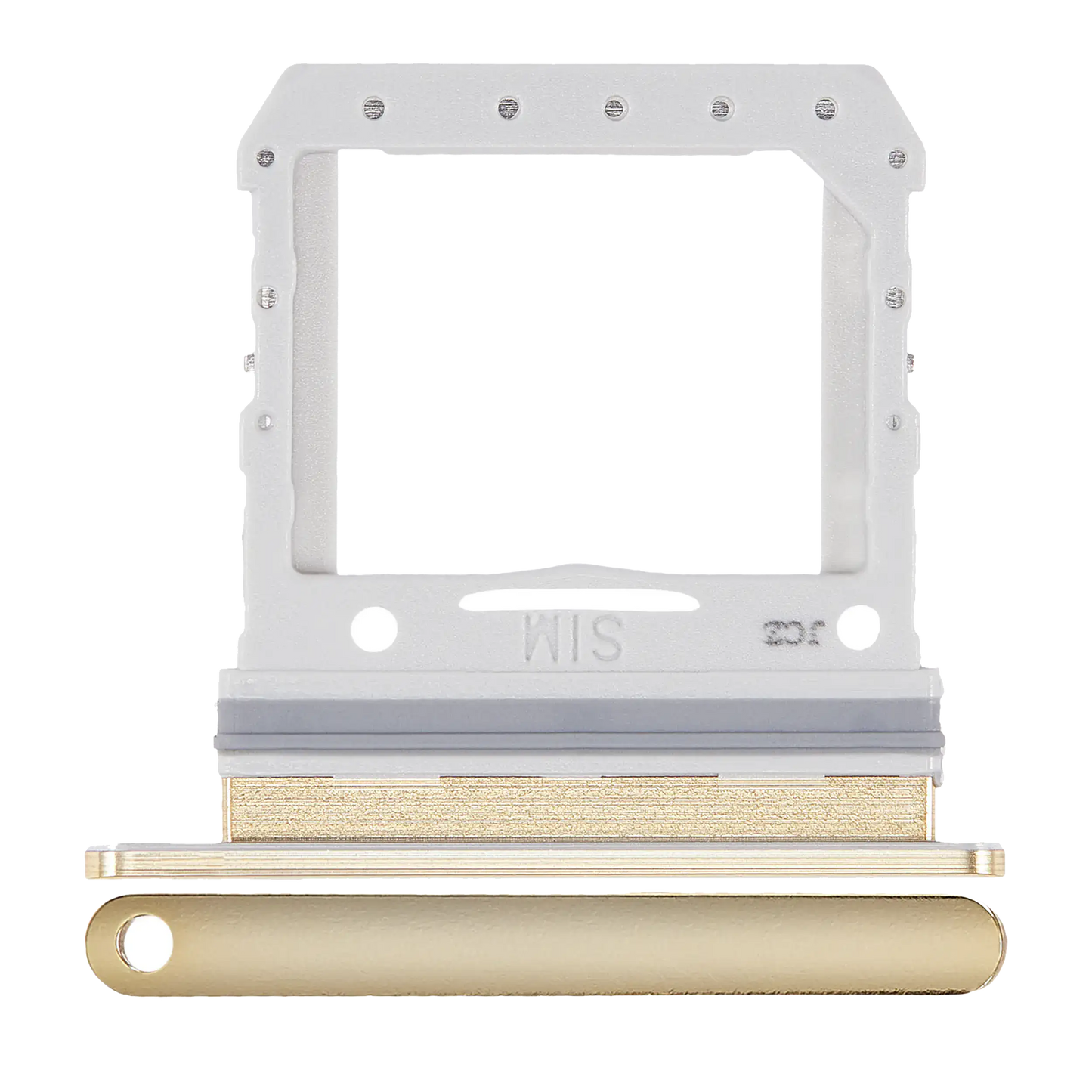 Single Sim Card Tray For Samsung Galaxy Z Flip 4G (F700) / Z Flip 5G (F707) (Mirror Gold)