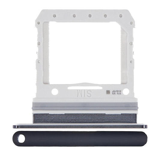 Single Sim Card Tray For Samsung Galaxy Z Flip 4G (F700) / Z Flip 5G (F707) (Mirror Black)