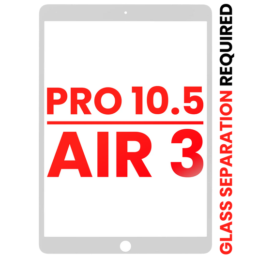 Front Glass Only For iPad Pro 10.5" / iPad Air 3 (White) (Glass Separation Required)