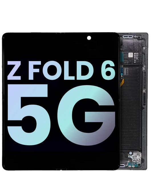 Inner OLED Assembly With Frame For Samsung Galaxy Z Fold 6 5G (US & International) (Service Pack) (Black)