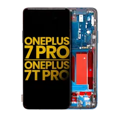OLED Assembly With Frame For OnePlus 7 Pro / 7T Pro (Refurbished) (Nebula Blue)