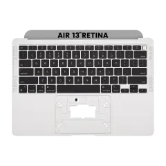 Top Case with Keyboard (ANSI US) For MacBook Air 13" A2337 (2020) (Used OEM Pull: Grade A) (Silver)