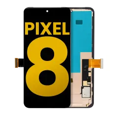 OLED Assembly With Frame (Without Fingerprint Sensor) For Google Pixel 8 (Refurbished) (All Colors)
