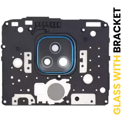 Back Camera Lens With Bracket For Motorola Moto E7 Plus (XT2081 / 2020) (Navy Blue)