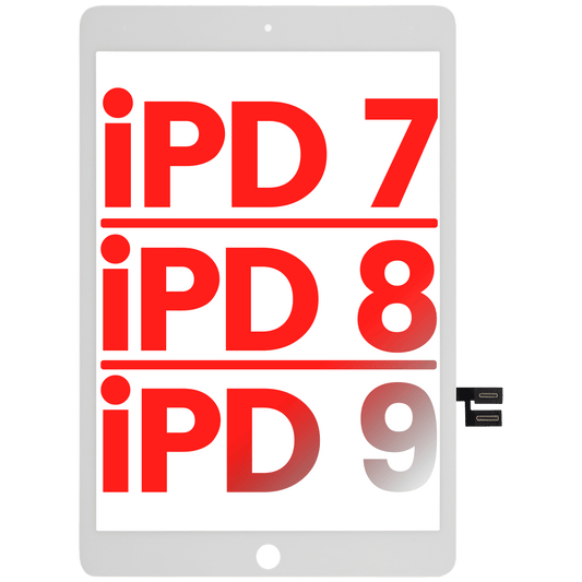 Digitizer For iPad 7 (2019) / iPad 8 (2020) / iPad 9 (2021) (Aftermarket Plus) (White)