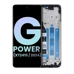 LCD Assembly With Frame For Motorola Moto G Power 5G (XT2415 / 2024) (Genuine OEM) (All Colors)