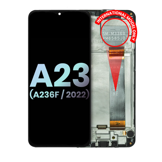 LCD Assembly With Frame For Samsung Galaxy A23 5G (A236F / 2022) (International Version) (Service Pack) (All Colors)