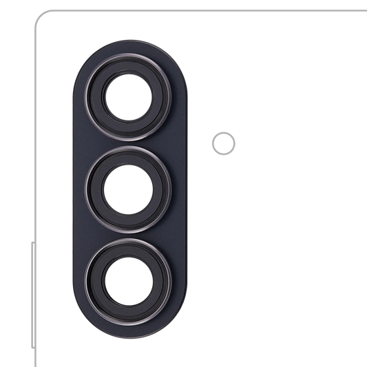 Back Camera Lens With Bezel Ring For Samsung Galaxy Z Fold 7 (F966) (Jet Black)