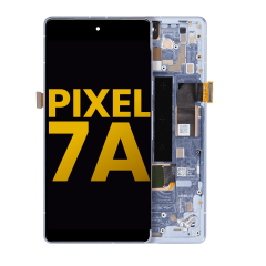 OLED Assembly With Frame (With Fingerprint Sensor ) For Google Pixel 7a 5G (Refurbished) (Sea)