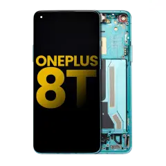 OLED Assembly With Frame For OnePlus 8T (Refurbished) (Aquamarine Green)