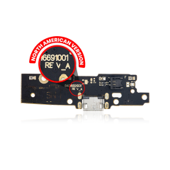 Charging Port Board (With Finger Sensor) For Motorola E4 (XT1764 / XT1767 / XT1768 / 2017) (US Version / Rev_A)