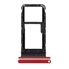 Single Sim Card Tray For Motorola Moto E7 (XT2095 / 2020) (Red)