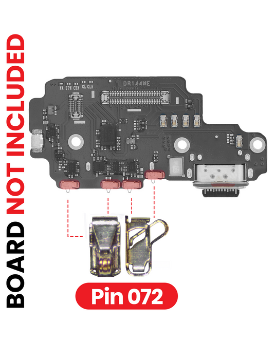 PCB Board Contact Pins (072) For All Samsung Models (Width: 1.6mm / Length: 2.2mm) (100 Pack)