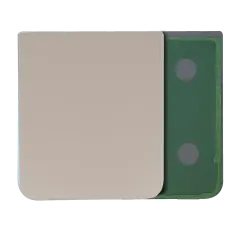 Bottom Back Cover Glass For Samsung Galaxy Z Flip 4 (Service Pack) (Gold)