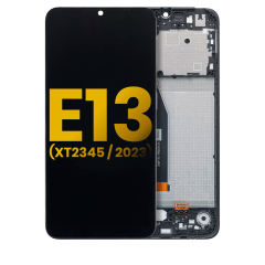 LCD Assembly With Frame For Motorola Moto E13 (XT2345 / 2023) (Refurbished) (All Colors)
