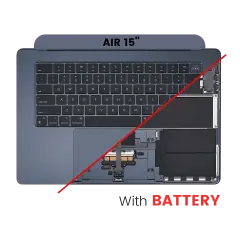 Top Case with Battery and Keyboard (ANSI US) For MacBook Air 15" A2941 (2023) (Midnight)