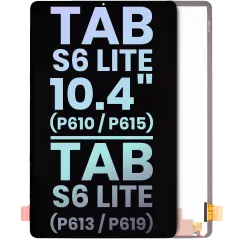 LCD Assembly Without Frame For Samsung Galaxy Tab S6 Lite 10.4" (P610 / P615) (2020) / Tab S6 Lite 10.4" (P613 / P619) (2022) (Service Pack)