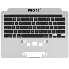 Top Case with Keyboard (ANSI US) For MacBook Pro 13" A2251 (2020) (Silver)