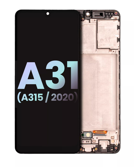 OLED Assembly With Frame For Samsung Galaxy A31 (A315 / 2020) (Service Pack) (All Colors)