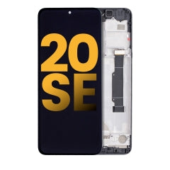LCD Assembly With Frame For TCL 20 SE (Refurbished) (Nuit Black)