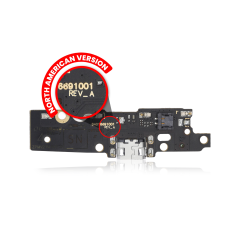 Charging Port Board (Without Finger Sensor) For Motorola Moto E4 (XT1764 / XT1767 / XT1768 / 2017) (US Version / Rev_A)