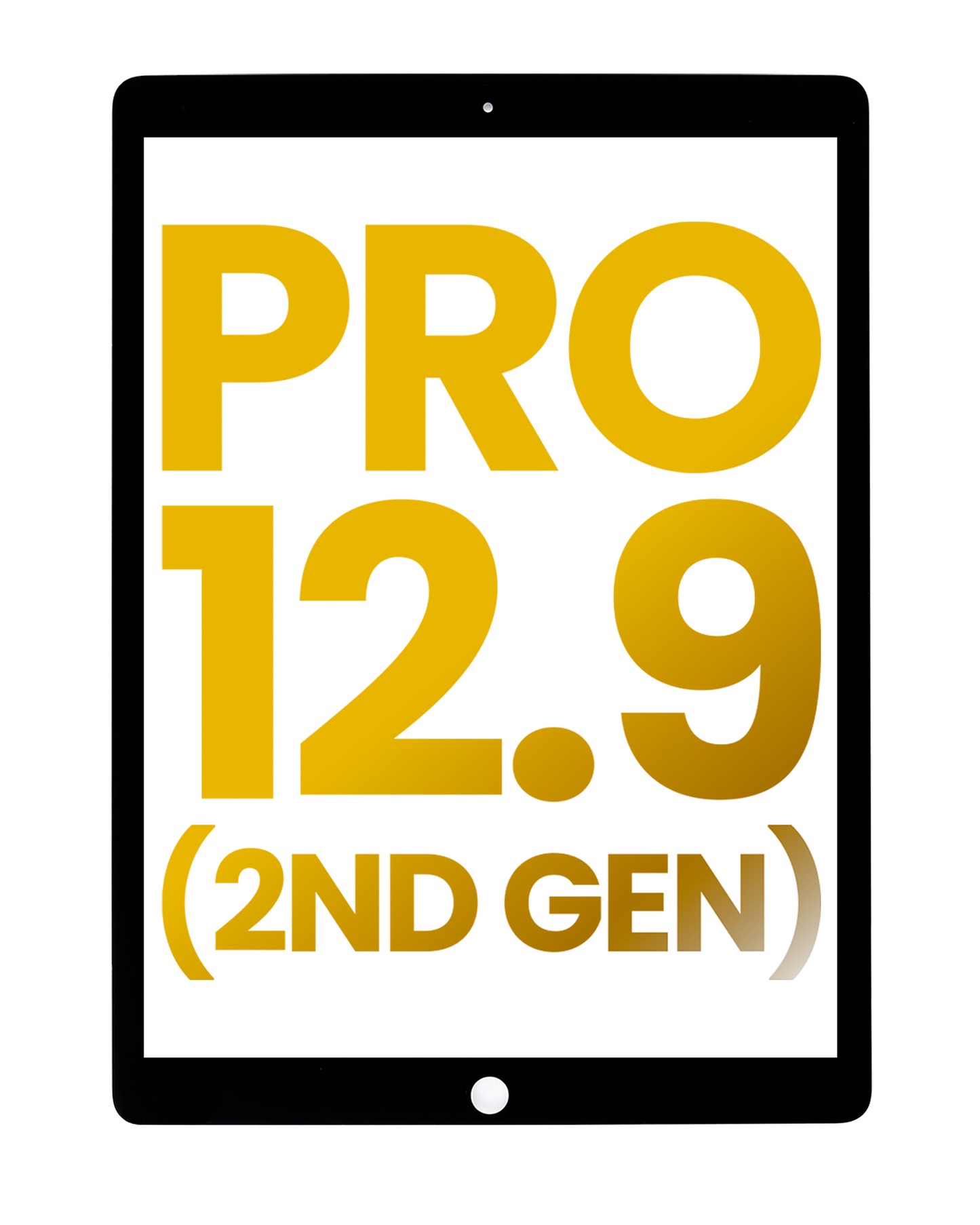 Digitizer For iPad Pro 12.9" 2nd Gen (2017) (Glass Separation Required) (Premium) (Black)