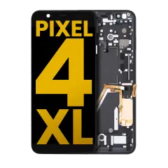 OLED Assembly With Frame For Google Pixel 4 XL (Refurbished) (Clearly White Power Button)