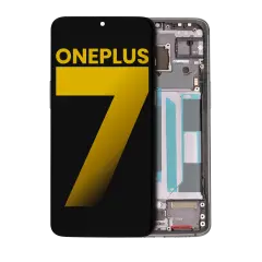 OLED Assembly With Frame For OnePlus 7 (Refurbished) (Mirror Gray)