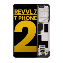 LCD Assembly With Frame For T-Mobile Revvl 7 / T Phone 2 5G (Refurbished) (All Colors)