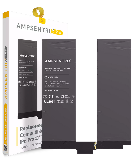 Replacement Battery For iPad Pro 11" 3rd Gen (2021) / Pro 11" 4th Gen (2022) (AmpSentrix Pro)