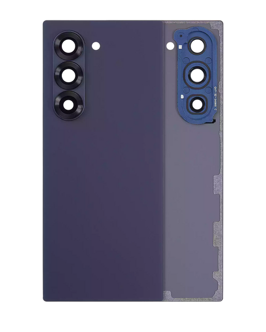 Back Cover Glass With Camera Lens For Samsung Galaxy Z Fold 6 5G (Aftermarket Plus) (Navy)