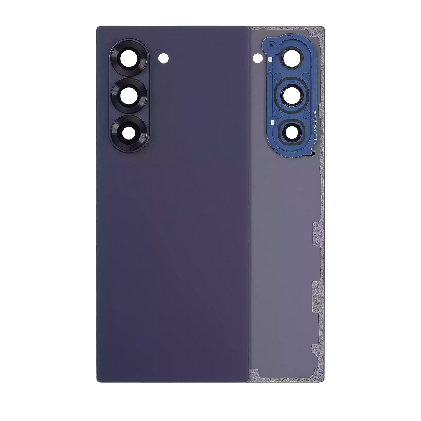 Back Cover Glass With Camera Lens For Samsung Galaxy Z Fold 6 5G (Service Pack) (Navy)