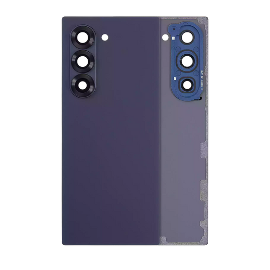 Back Cover Glass With Camera Lens For Samsung Galaxy Z Fold 6 5G (Service Pack) (Navy)