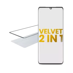 2 in 1 Front Glass With OCA Pre-Installed For LG Velvet