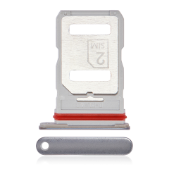 Dual Sim Card Tray For Motorola Edge 30 (XT2203 / 2022) (Supermoon Silver)